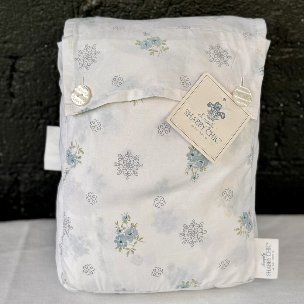 Rachel Ashwell Simply Shabby Chic Medallion Rose Twin XL Sheet Set READ